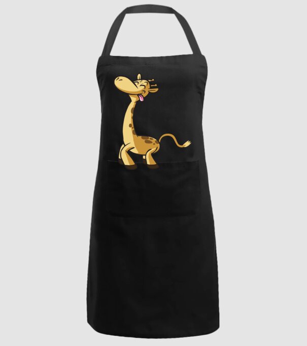 Giraffe model negru pe tricou