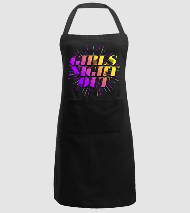 Girls Night Out model negru pe tricou