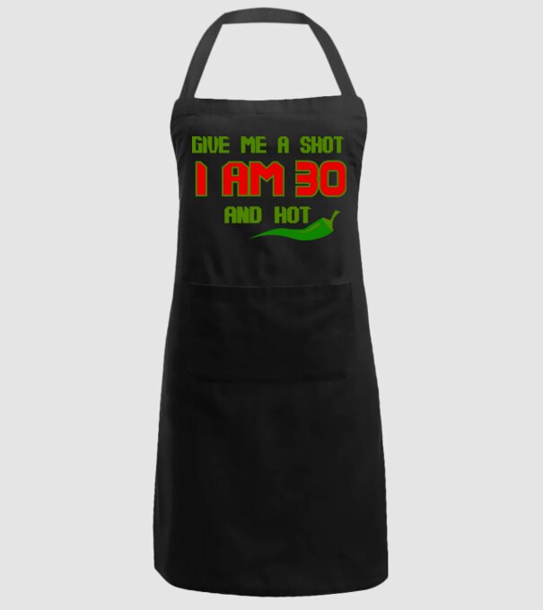 Give me a shot - 30 model negru pe tricou