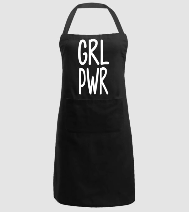 Girl Power model negru pe tricou