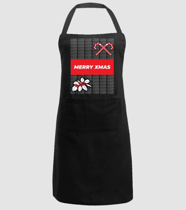 Gudzsi tricou designer Crăciun model negru pe tricou