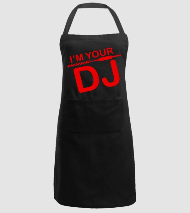 Im your DJ model negru pe tricou