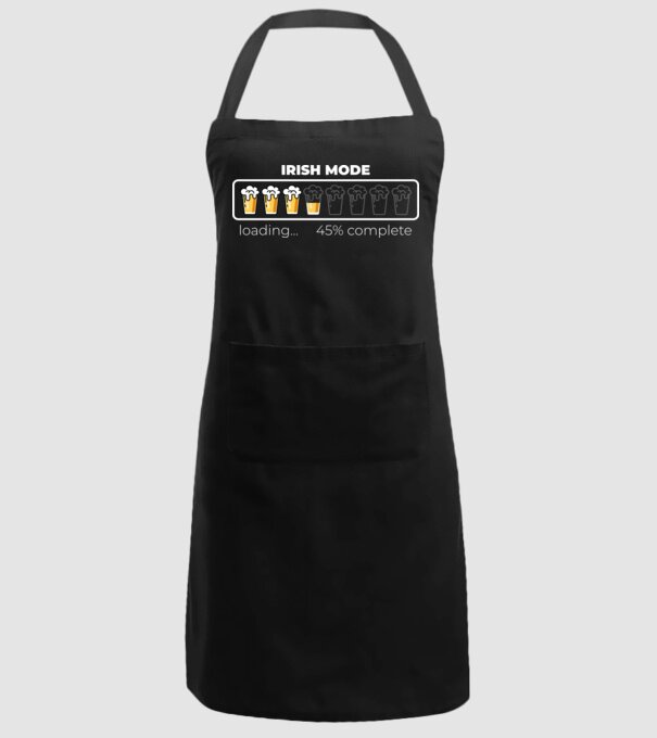 Irish mode model negru pe tricou
