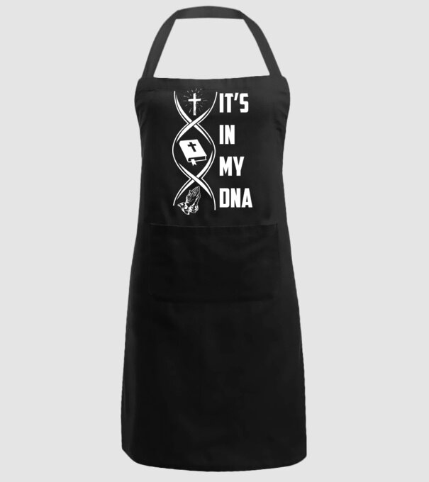 Its in my dna jesus model negru pe tricou