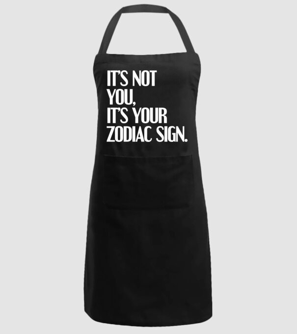 Its your zodiac sign model negru pe tricou