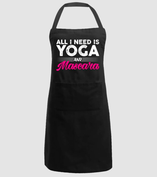 Yoga și mascara model negru pe tricou