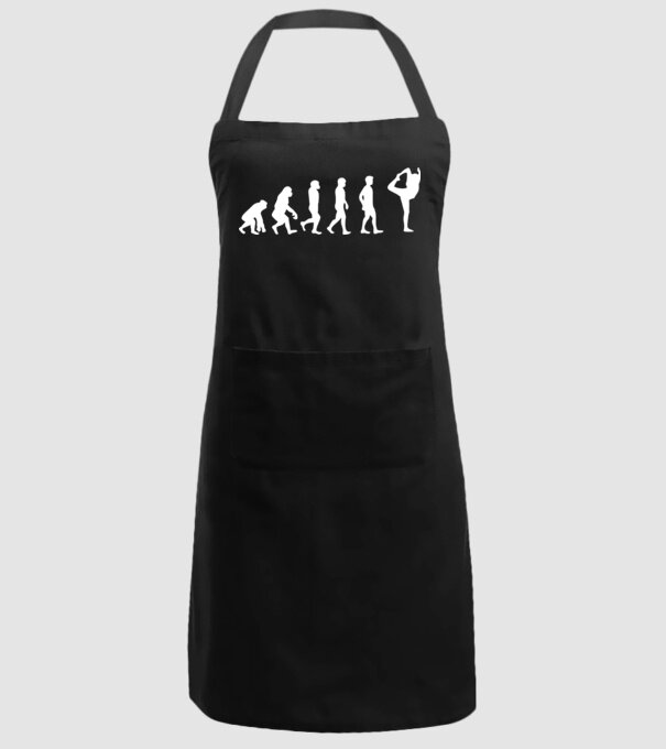 Yoga evoluție model negru pe tricou