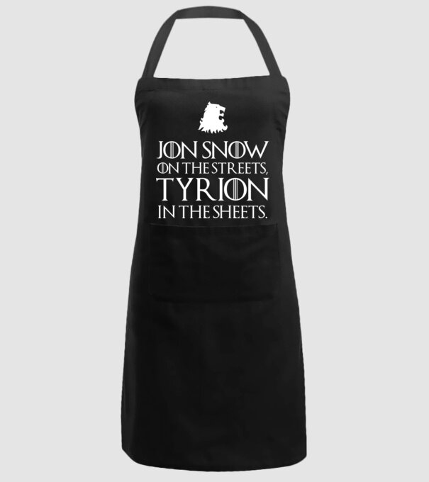 Jon Snow streets model negru pe tricou