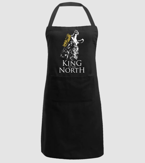 King in the north 2c model negru pe tricou