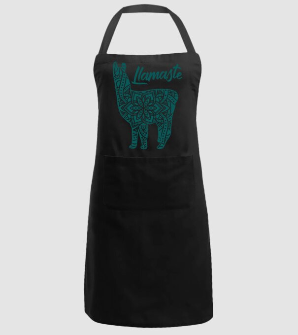 Lamaste unicolor model negru pe tricou
