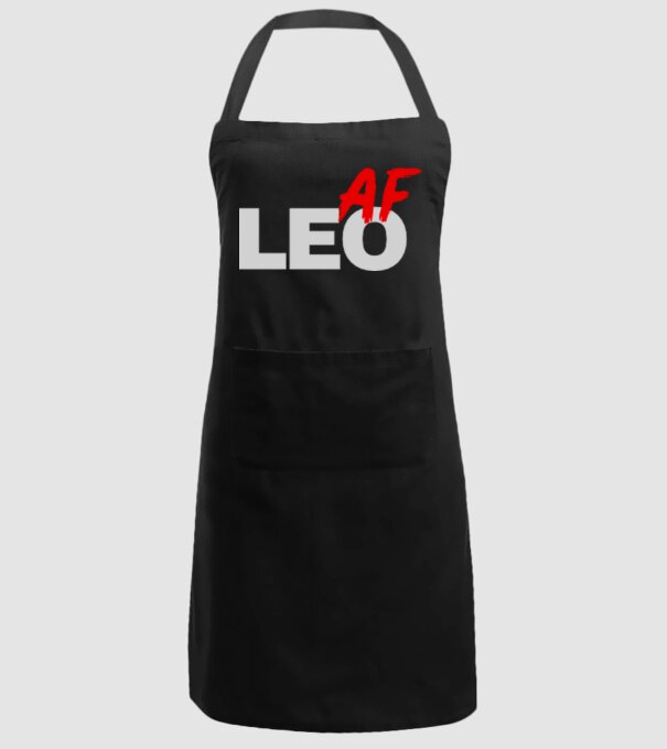LEO as fuck model negru pe tricou