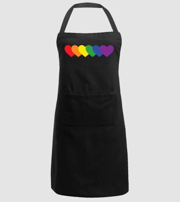 Inimi Lgbtq model negru pe tricou