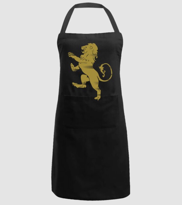 Lion Rampant model negru pe tricou