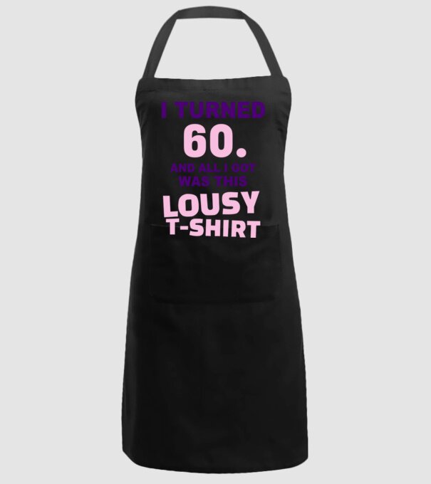 Lousy T-shirt 60 model negru pe tricou