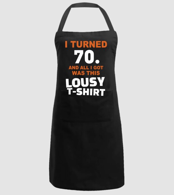Lousy T-shirt 70. model negru pe tricou
