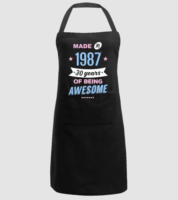 Made in - 1987 model negru pe tricou