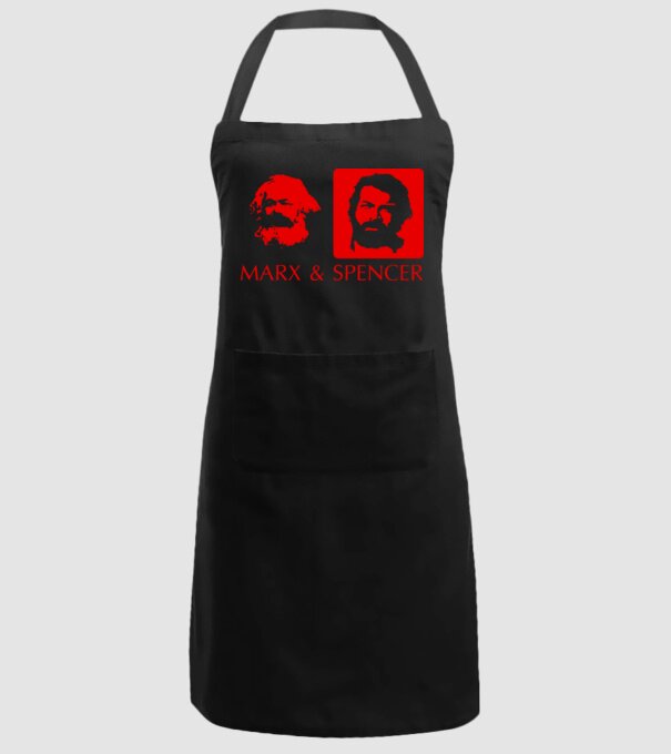 MARX and Spencer model negru pe tricou