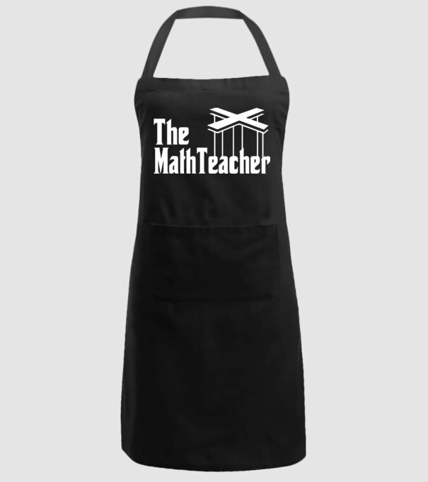 Profesor de matematică Mathteacher Godfather model negru pe tricou