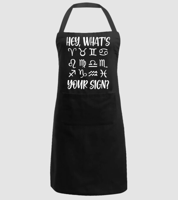 'Hey What''s Your Sign? Horoscope' model negru pe tricou