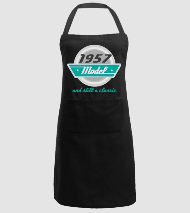 Model and still a classic - 1957 model negru pe tricou