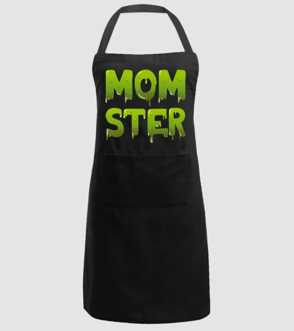 Momster model negru pe tricou