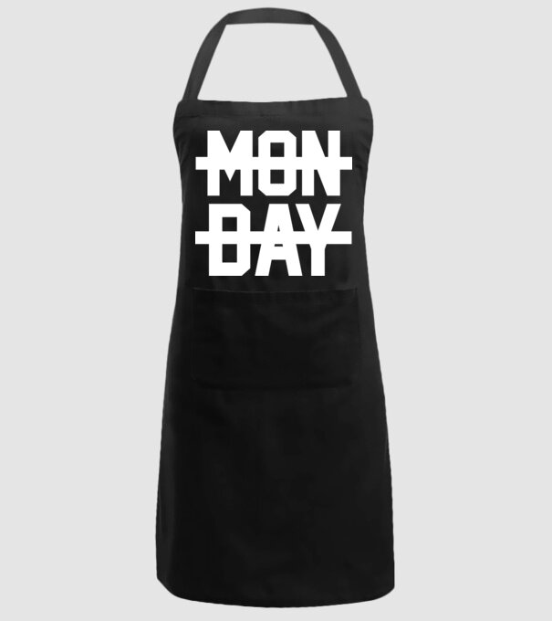 Monday model negru pe tricou