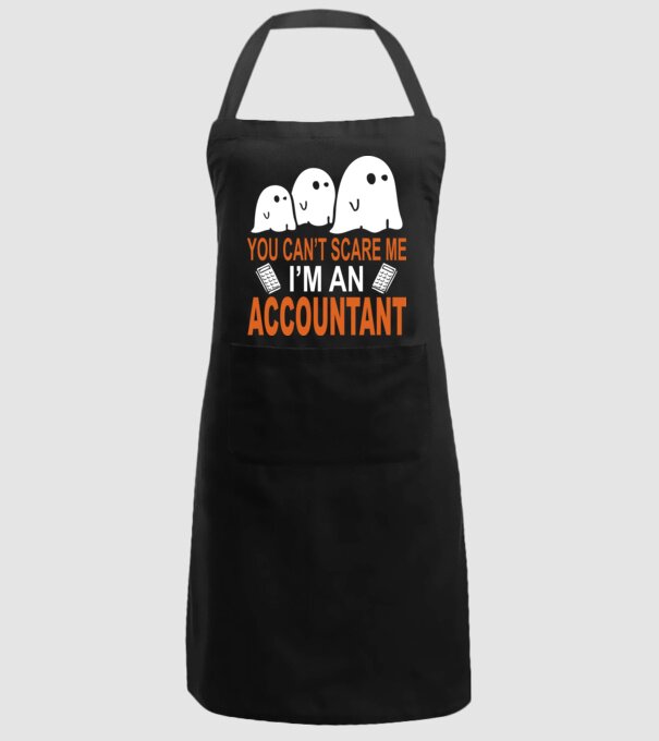 Nu mă poți speria... sunt contabil model negru pe tricou