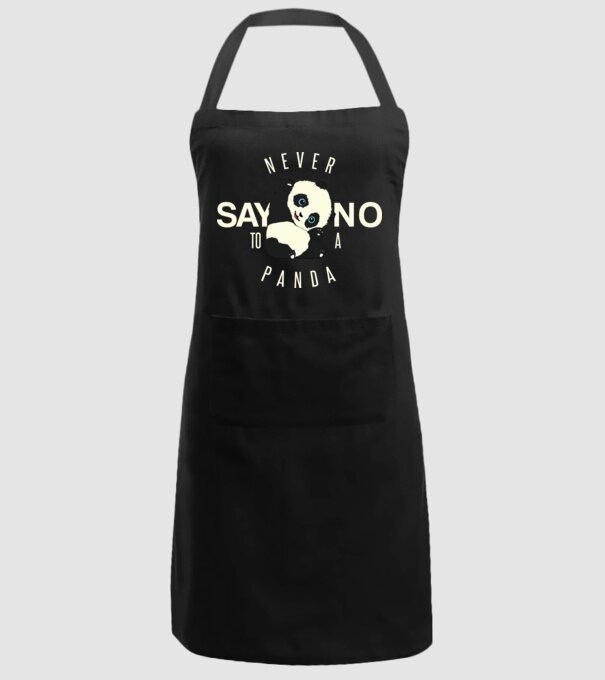Never say no model negru pe tricou