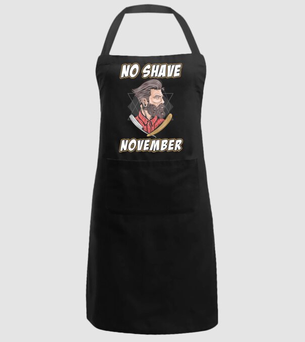 No shave November model negru pe tricou