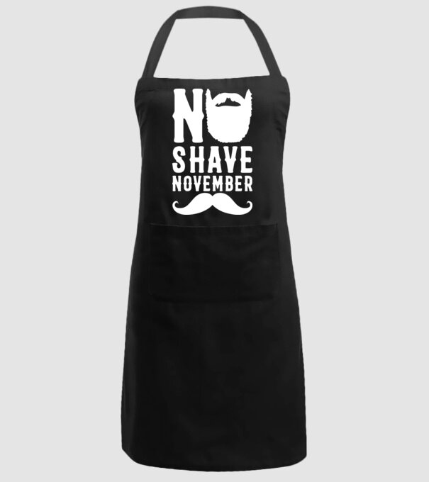 No shave november model negru pe tricou