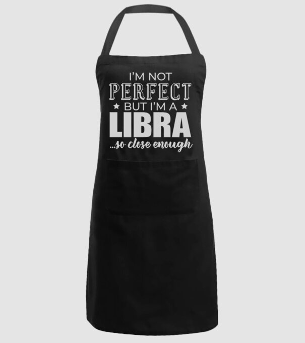 Not perfect, but LIBRA model negru pe tricou