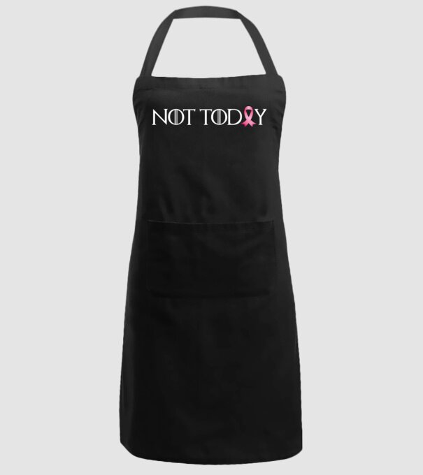 Not today model negru pe tricou