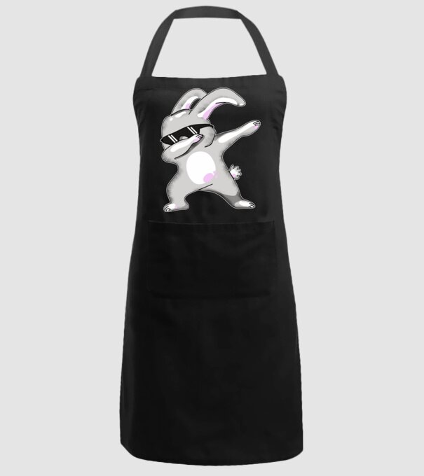 Iepuraș DAB model negru pe tricou