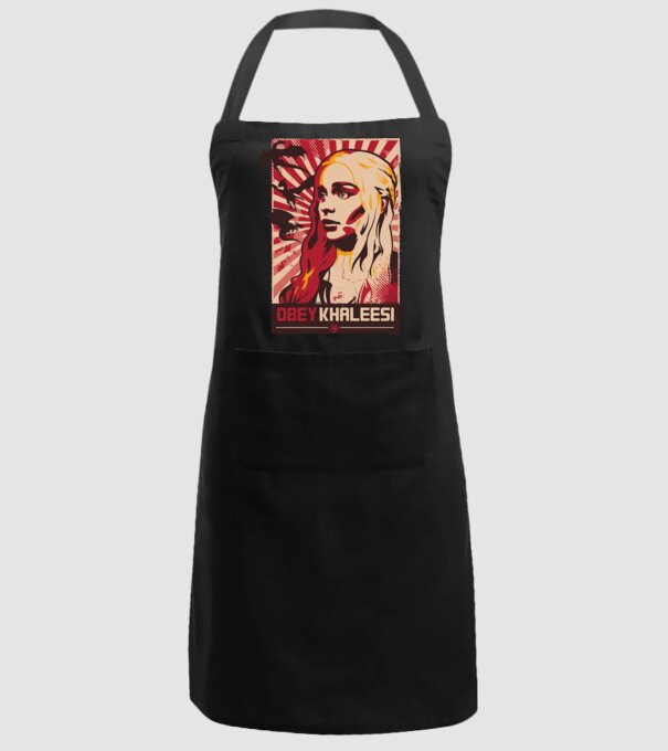 Obey Khaleesi model negru pe tricou