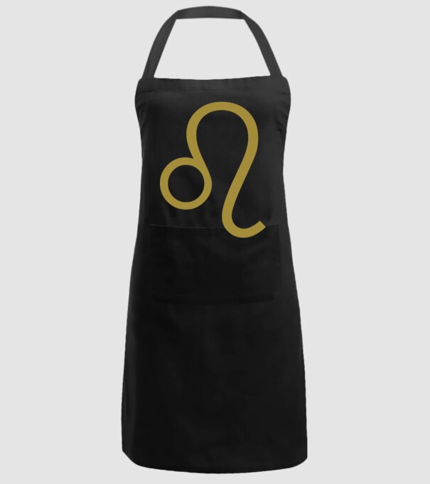 Leo Horoscope model negru pe tricou