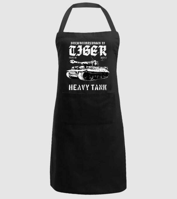 Panzer VI tiger model negru pe tricou