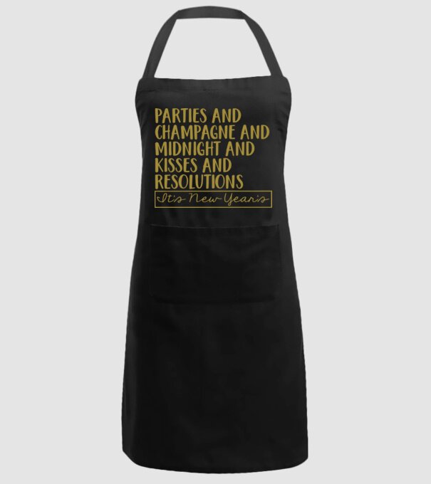 Parties champagne model negru pe tricou