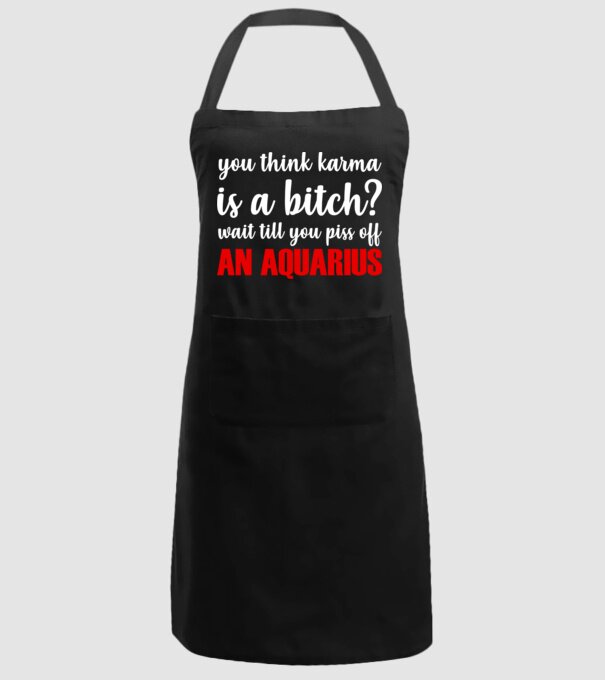 Piss of an AQUARIUS model negru pe tricou