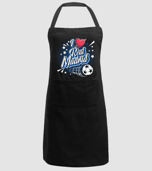 Popart RealMadrid model negru pe tricou