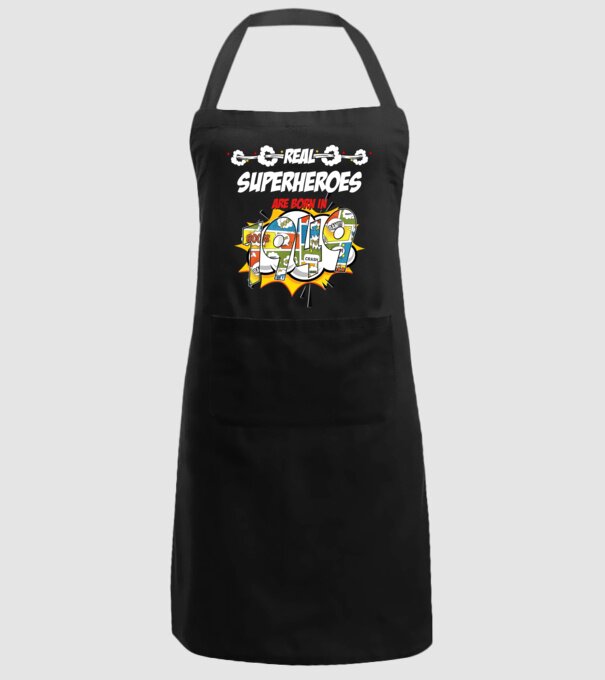 real superheroes are born in 1949 model negru pe tricou
