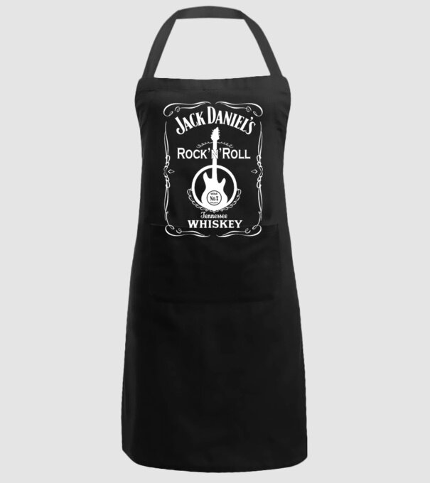 'Rock''n''Roll whiskey' model negru pe tricou