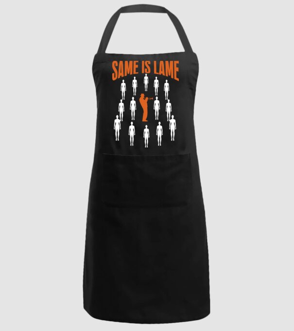 Same is lame trumpet model negru pe tricou