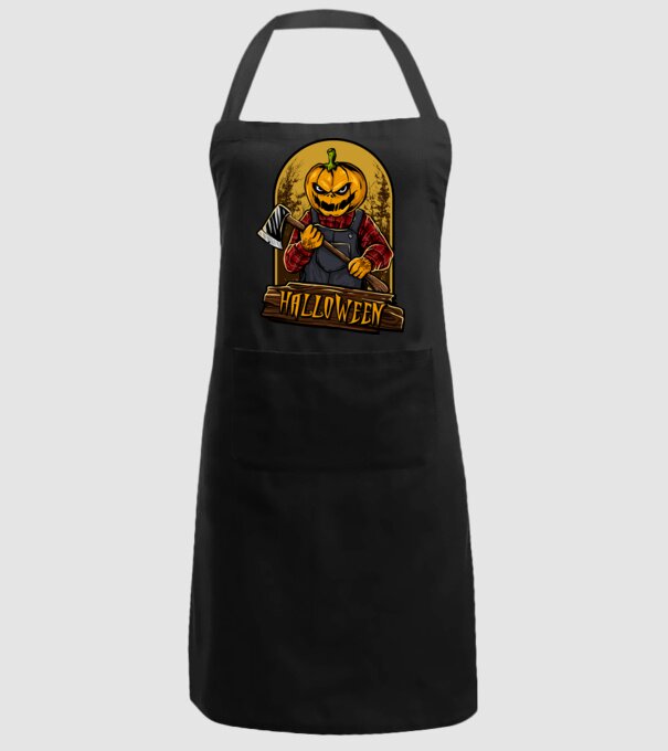 Scary halloween model negru pe tricou