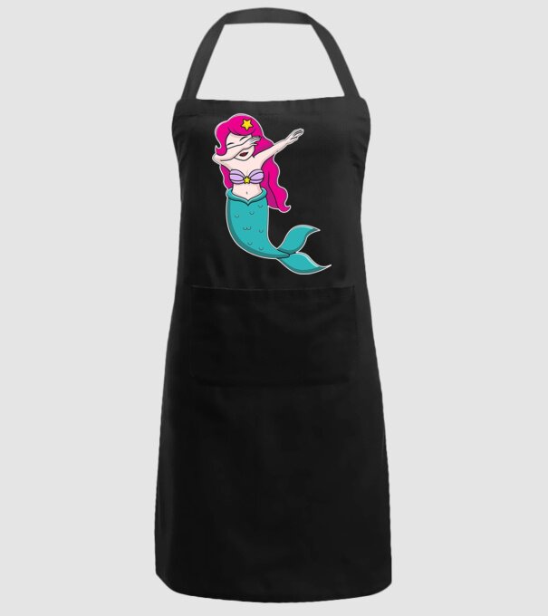 Sirenă DAB model negru pe tricou