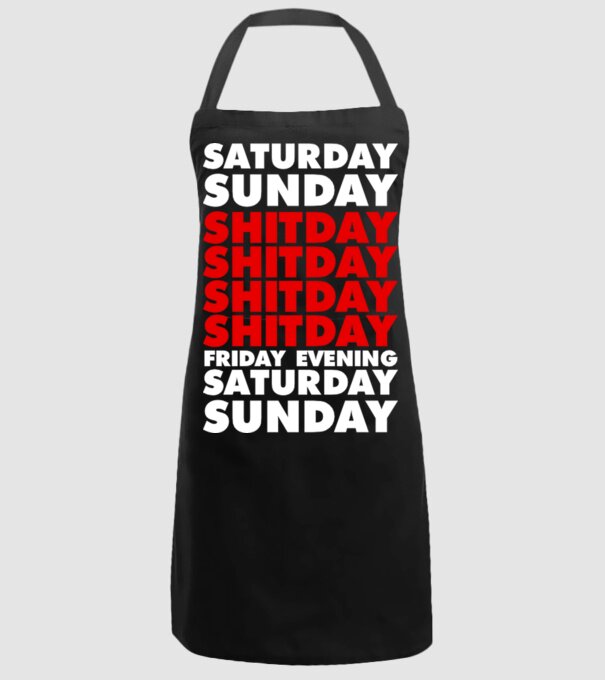 Shitday model negru pe tricou