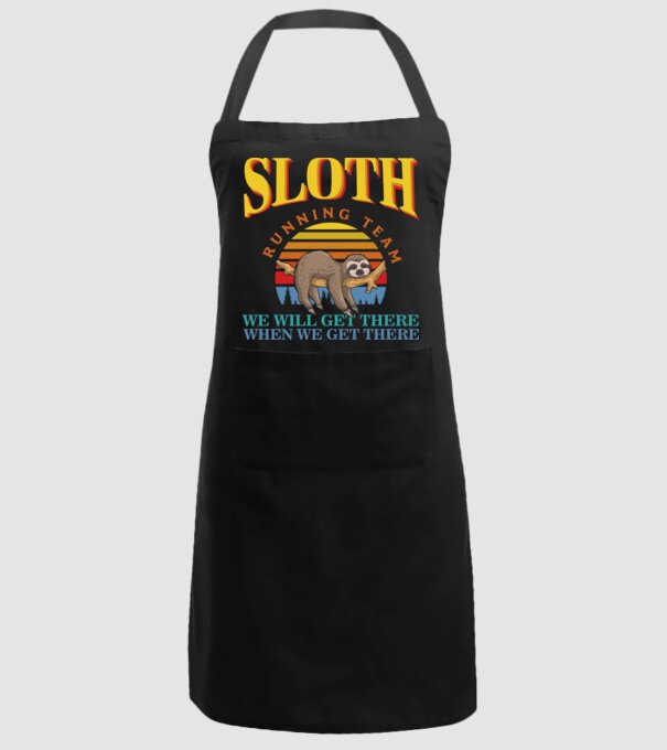 SLOTH running team model negru pe tricou