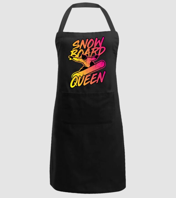 snowboard queen model negru pe tricou