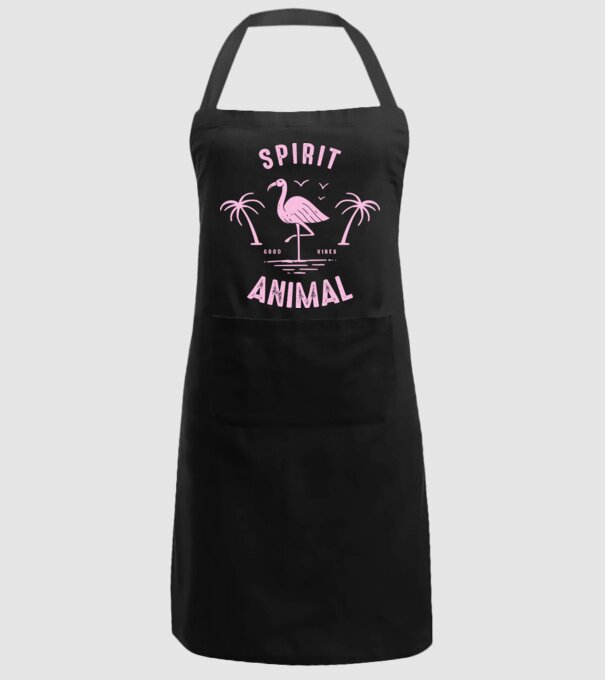 SPIRIT ANIMAL model negru pe tricou