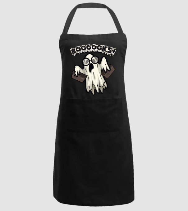 Spooky boookworm model negru pe tricou