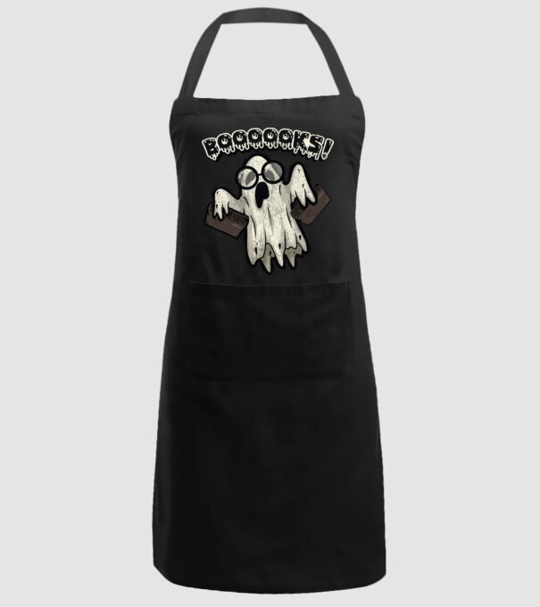 Spooky booookworm model negru pe tricou